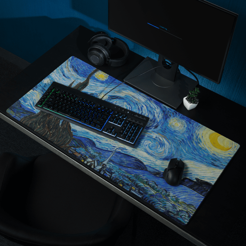 Tapis De Souris Van Gogh La Nuit Étoilée - La Planète Gaming