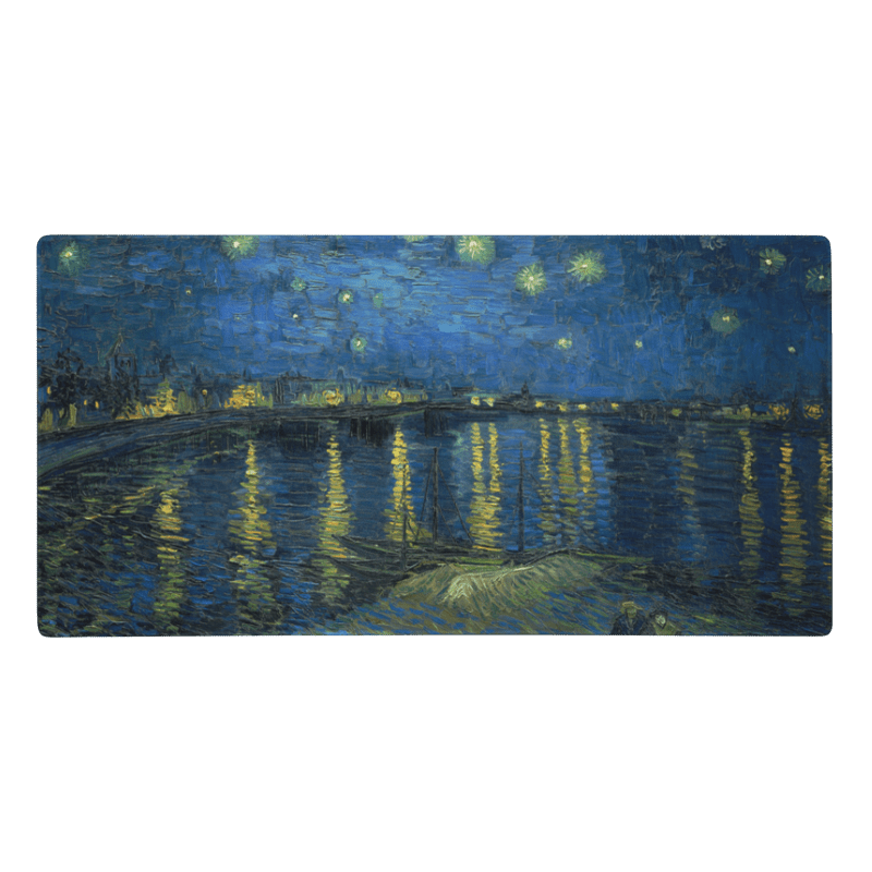 Tapis De Souris Van Gogh Nuit Étoilée Sur Le Rhône - La Planète Gaming
