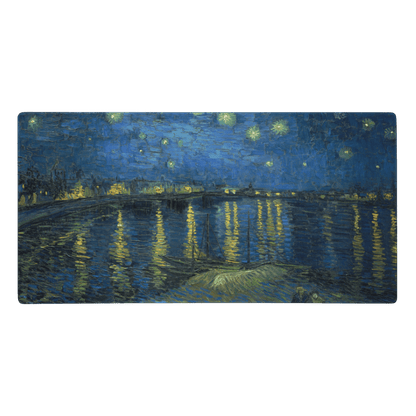 Tapis De Souris Van Gogh Nuit Étoilée Sur Le Rhône - La Planète Gaming