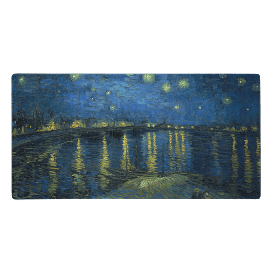 Tapis De Souris Van Gogh Nuit Étoilée Sur Le Rhône - La Planète Gaming